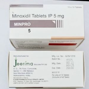 Minoxidil (5mg) (x50 Tablets)